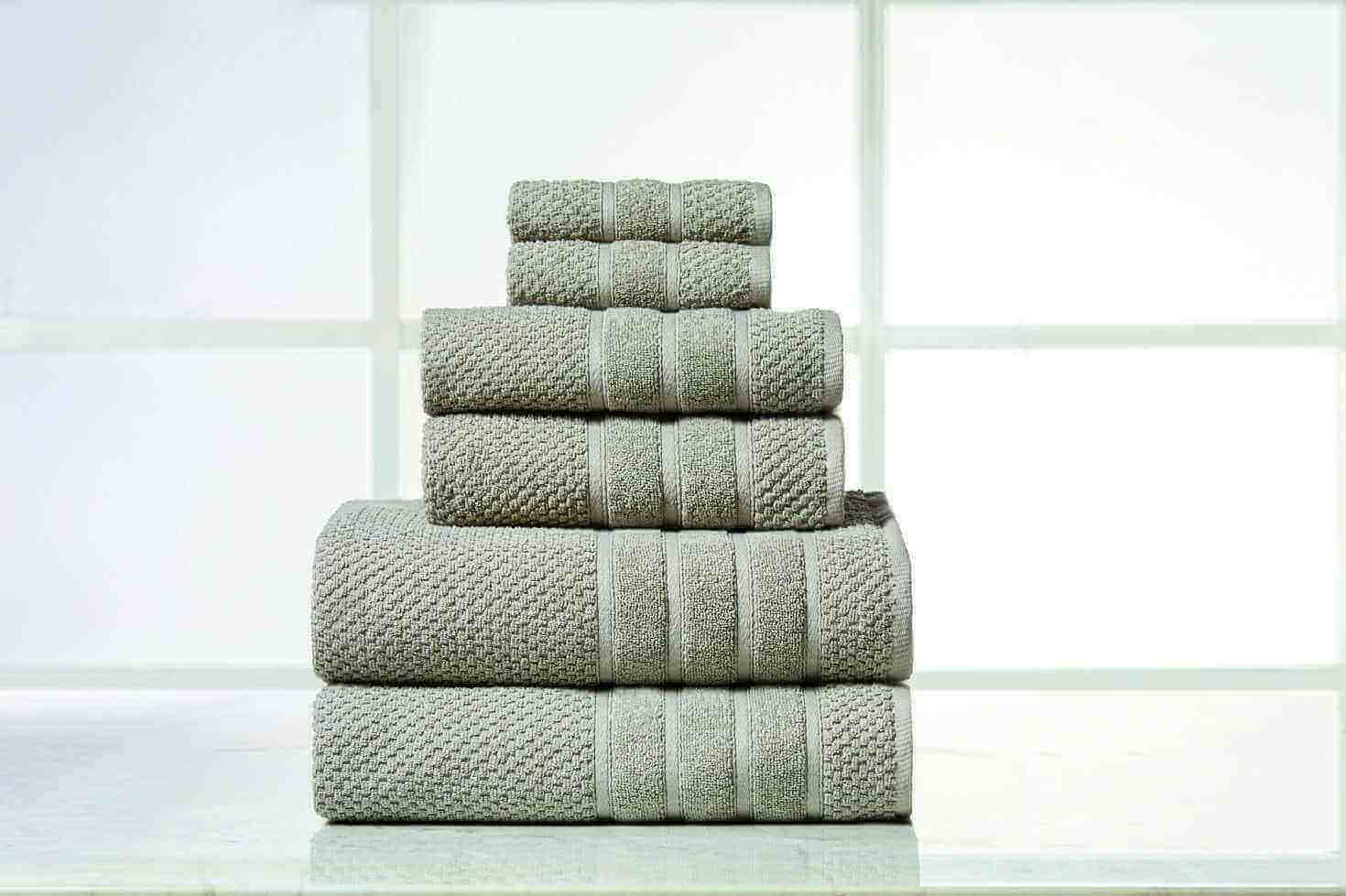 Egyptian Cotton Bath Towel Set 6PC