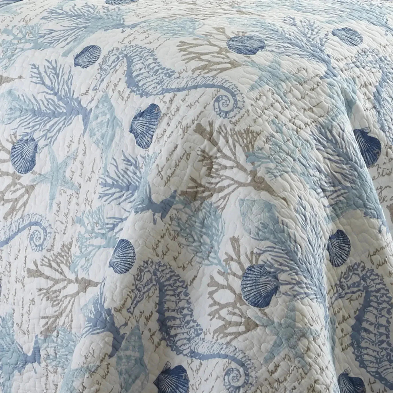 Galapagos Blue Quilt Set - Coastal Quilt Set