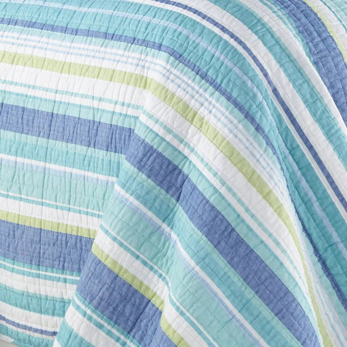 Laida Cotton Quilt Set - Coastal Quilt Sets 100% Cotton